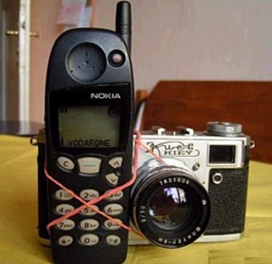 Oldschool kameratelefon