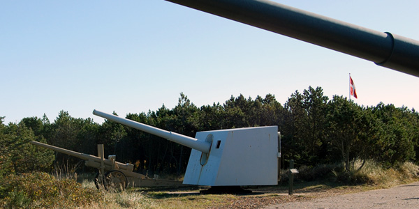 Kanoner ved bunkeranlÃ¦g Hanstholm
