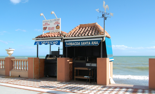 Restaurant ved stranden